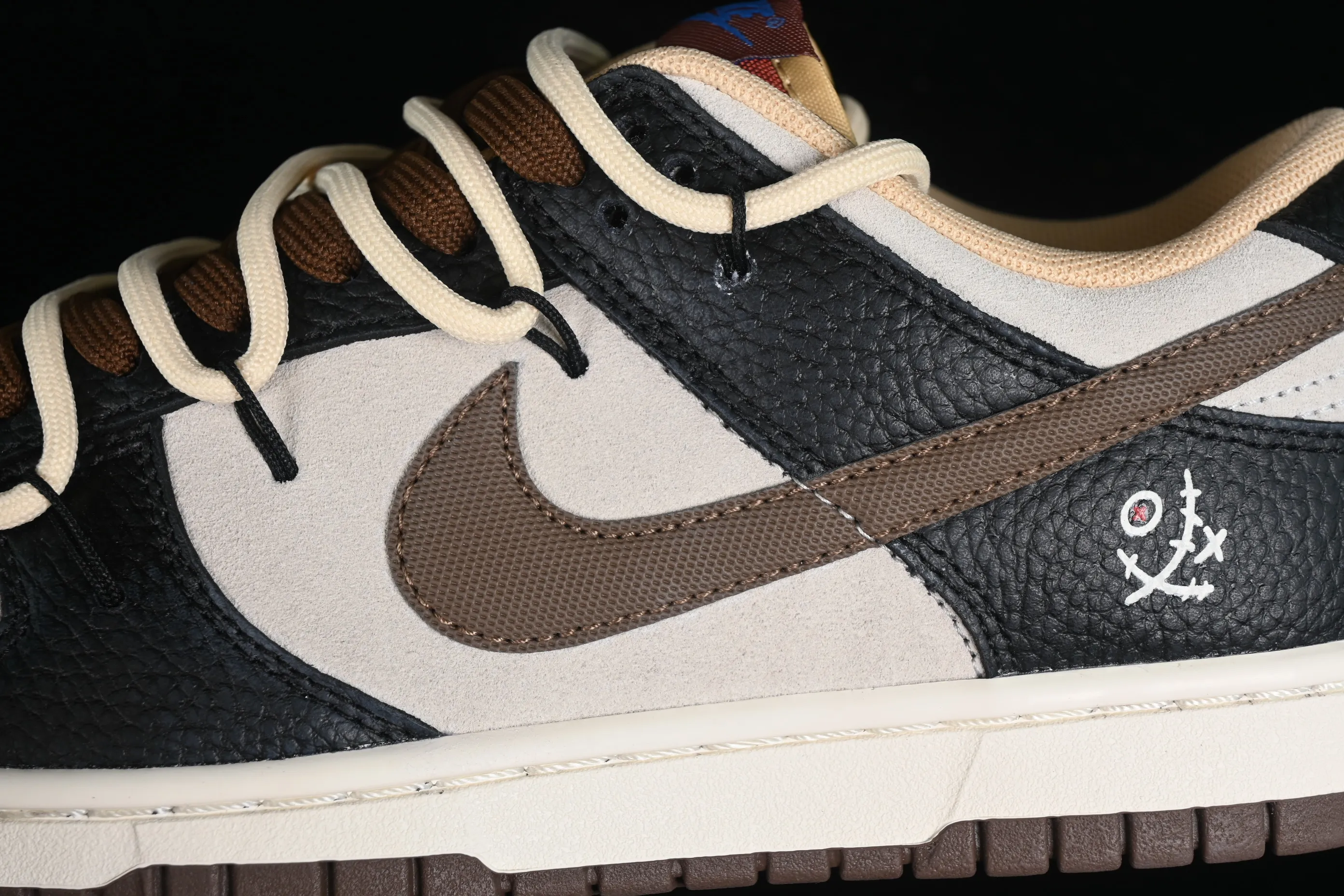 All categories Nk SB Dunk series Nk SB Dunk Low low-top sneakers Nk Dunk Low "Mars Stone" black paper puppet Mocha brown SB strap low-top casual sneakers DR9704-200